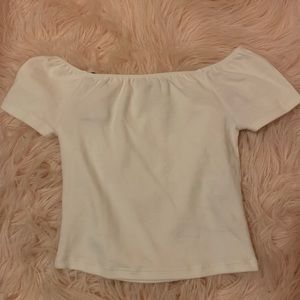 Forever 21 off the shoulder crop top